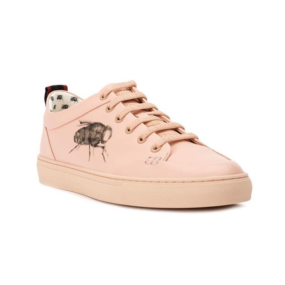 Bally Men's Leather Helliot x Fly Sneaker Pink
